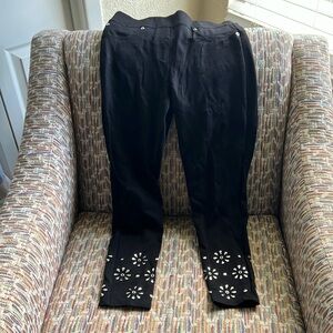 Slim Factor by Investments Size M Ankle Leggings